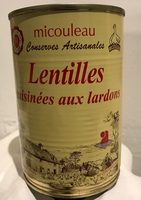 Lentilles Cuisinées aux Lardons