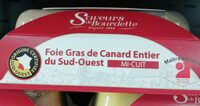 Foie gras de canard entier du Sud-Ouest mi-cuit