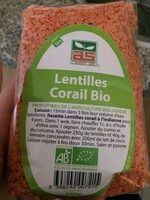 Lentilles corail bio