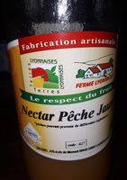 Nectar pêche jaune jus de fruits