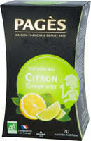 The Vert Cit Citron Vert Bio