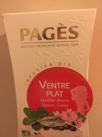 Infusion bio PAGES ventre plat