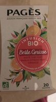 Infusion bio brûle graisse