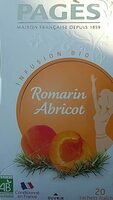 Infusion romarin abricot