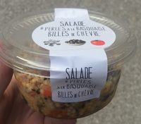 Salade de perles a la basquaise billes de chevres