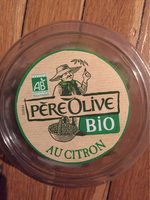 Bio olives vertes denoyautees au citron