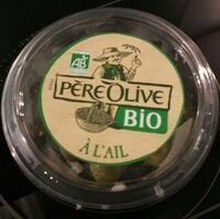 Bio olives vertes dénoyautées à l ail