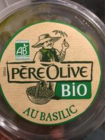 Olives vertes au basilic