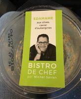 EDAMAME aux olives, caviar d'aubergines