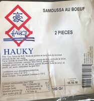 Samoussa au boeuf