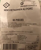 Nem Vietnamien au porc