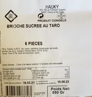 Brioche sucree au taro