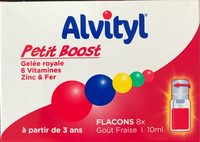 Alvityl Petit Boost 8 Flacons Goût Fraise 10ML