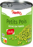 Petits pois extra fins - 4/4 560g