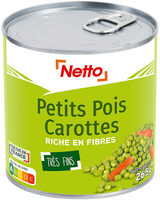 Petits pois très fins carottes - 1/2 265g
