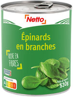 Epinards en branches - 4/4 530g
