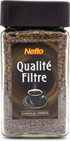 Café soluble qualité filtre