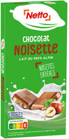 Tablette familiale Chocolat au lait du pays Alpin noisettes entières - 100g