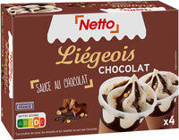 Coupe chocolat liégeois (G) x4 - 135mL