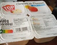 COUPELLES Compote de pommes allégée en sucres - 4 x