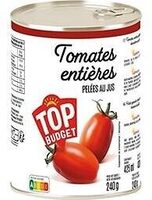 Tomates entières pelées 1/2