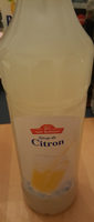 , Sirop de citron, la bouteille de 1 l