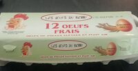 12 oeufs frais
