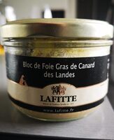 Bloc de foie gras de canard des landes