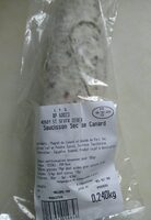 Saucisson sec de canard
