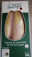Foie gras de canard entier mi-cuit de Gascogne