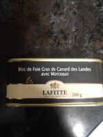 Bloc de foie gras canard avec morceaux