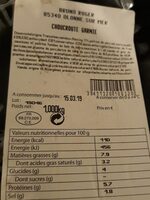 Choucroute garnie