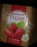 Confiture de fraise les gardelles