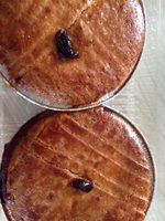 Mini gâteau basque cerise noire