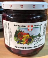 Framboises au sirop