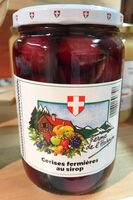 Cerises fermières au sirop