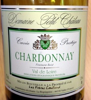 IGP Val de Loire, Chardonnay, cuvée prestige 2011