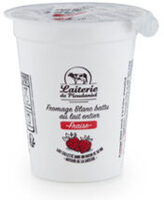 Fromage blanc battu au lait entier fraise