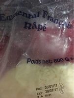 Emmental Francais Rapé 800g