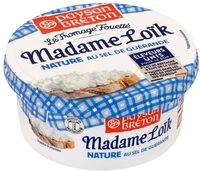 Fromage à tartiner Nature fouetté MADAME LOIK - 180g