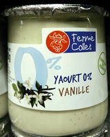 Yaourt 0% vanille