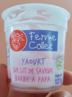 Yaourt sur lit de saveur Barbe à Papa
