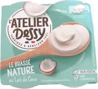 Le brassé nature lait de coco