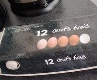 12 oeufs frais