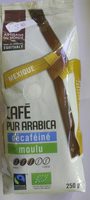 Café pur arabica décaféiné moulu