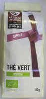 Thé vert menthe