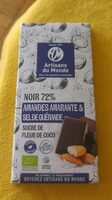 Noir 72 %  amandes amarantes & sel se guérande