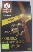 Pralinés sucre fleur de coco
