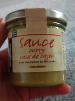 Sauce curry noix de cajou