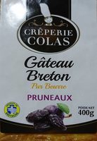 Gâteau Breton aux Pruneaux